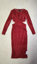 Asos Design Women Dress 6 Red