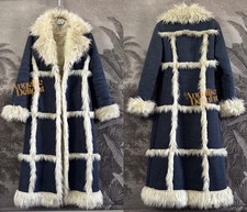 Vintage 90s Denim Long Afghan