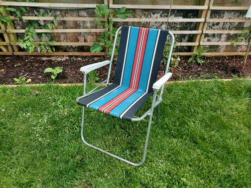 Vintage garden deck chair - vintage,