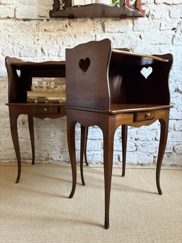 Pair french bedside - a,