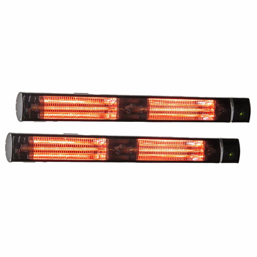 Pair wall mounted patio heater - wall,