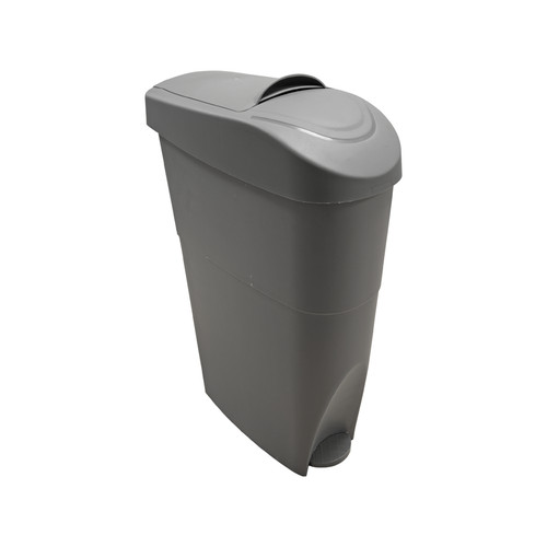 Litre grey sanitary bin - grey,