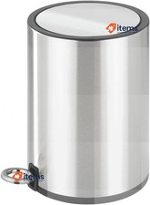 Wenko 22713100 Cosmetic Pedal Bin Monza Easy Close stainless steel glossy