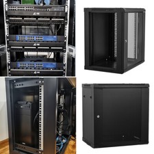 19" 10" Black Network Cabinet