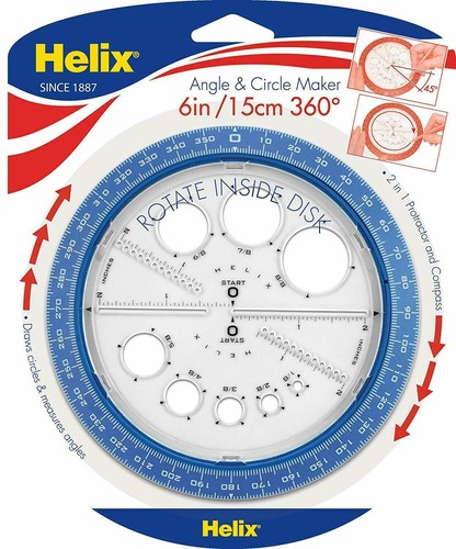 Helix angle and circle maker - helix,