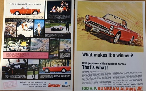 Sunbeam alpine adverts 2 - sunbeam,
