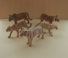 5 SCHLEICH BIG CAT FIGURES