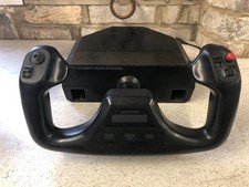 Logitech G Saitek Pro Flight Yoke System Used Without Throttle Black