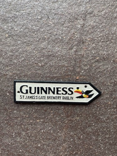 Guinness cast iron sign - sign,