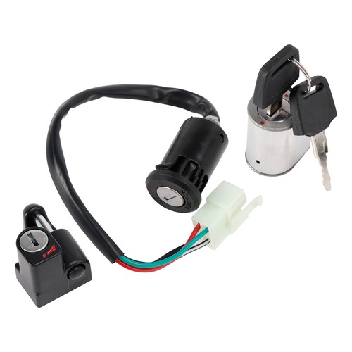Ignition key switch - lock, set