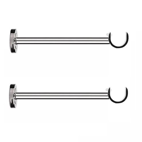 Long curtain pole brackets - curtain,