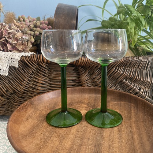 Vintage french wine glasses - french,
