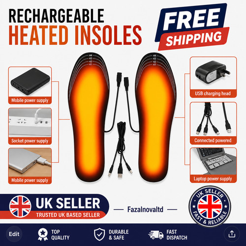 Usb electric heated shoe - electric,
