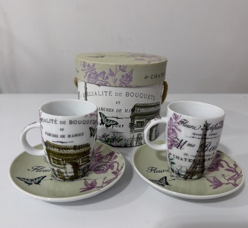 Espresso cup and saucer boxed - espresso,