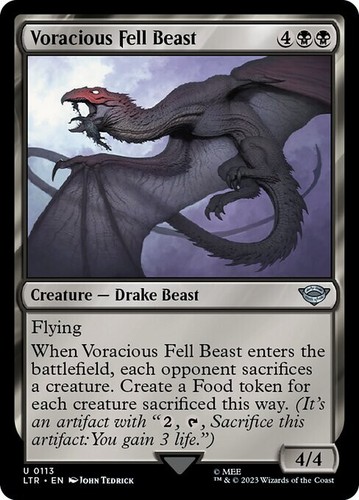 Voracious fell beast - voracious, beast,