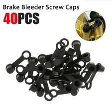 40x Car Brake Caliper Bleed Nipple Screw Dust Cap Cover 8mm For Motorcycle Parts