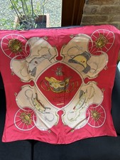 Hermes 100% Silk Vintage Scarf