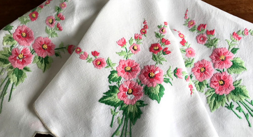 Vintage hand embroidered - vintage,