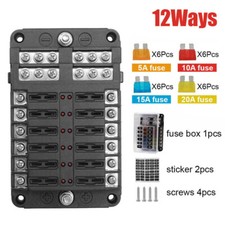12-Way Auto Blade Fuse Box