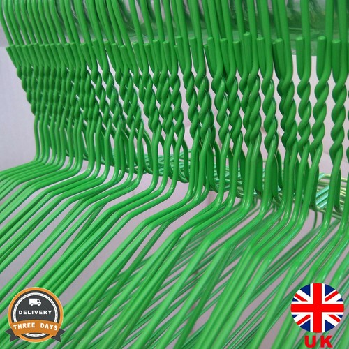 Green wire hangers - green,