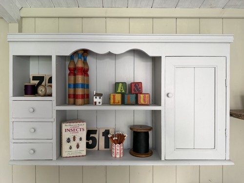 Old wooden pine painted - wooden,