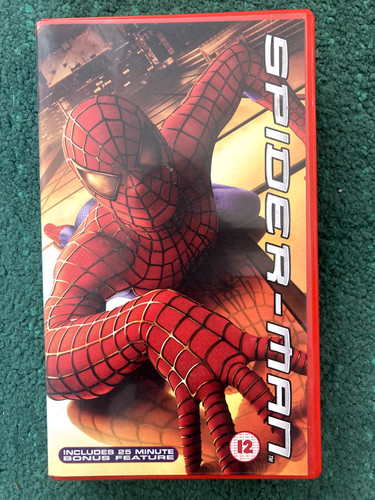 Spider man vhs red - spider-man,