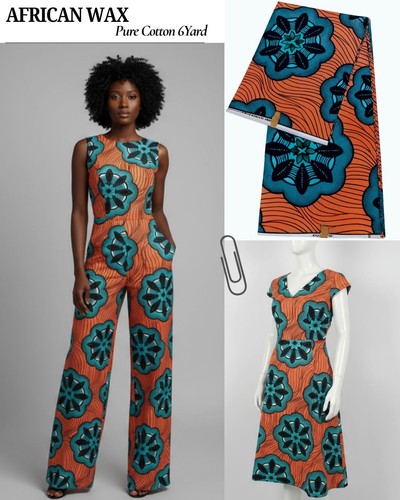 Yards african wax print - 6,