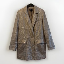 Zara TRF Sequin Blazer Jacket