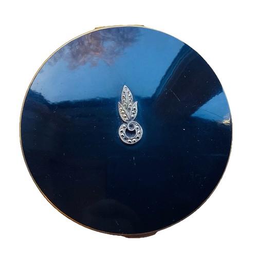 Vintage compact mirror powder - vintage,