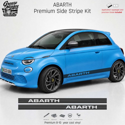 Abarth 500 side - 500, decal