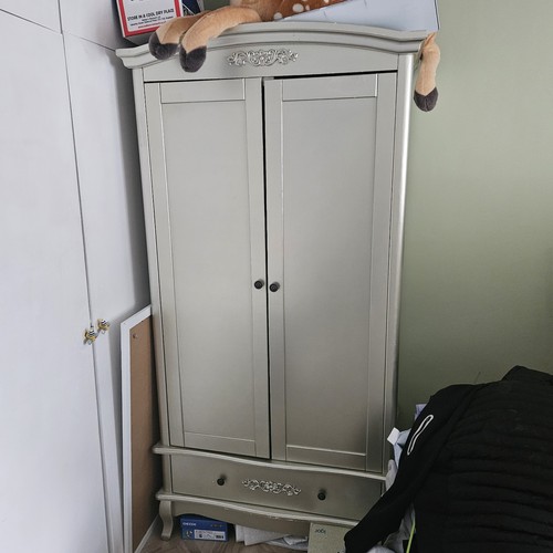 Grey silver shabby chic - grey/silver,