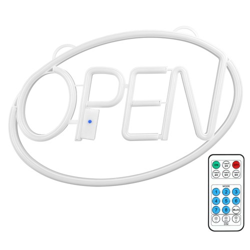 Led neon sign open - led,