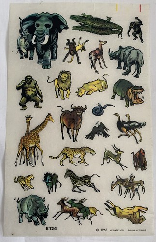 Vintage sheet letraset - sheet,