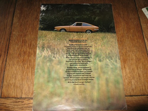 1960s 70s bond equipe gt - 70s,
