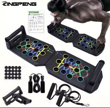 Tavola per Flessioni Multifunzione 17 in 1, Push up Board Pieghevole, Tavola Pus