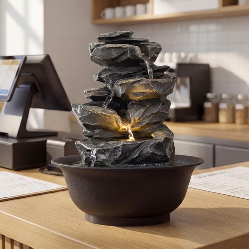 Desktop water fountain - fountain, indoor