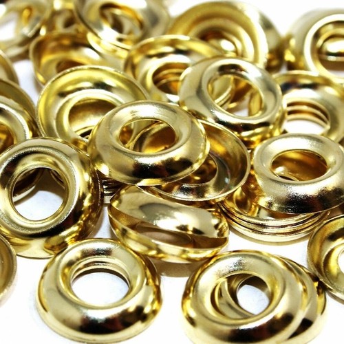 Brass plated screw cup - brass,