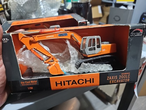 Ertl hitachi zaxis 200lc - zaxis, 1:50