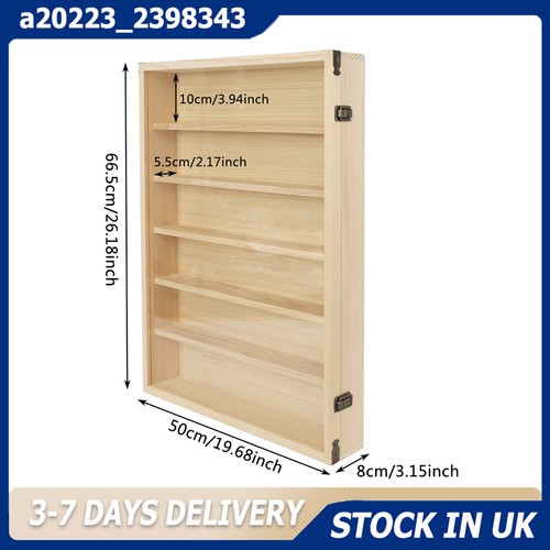 Tier wooden display case - 6-tier,