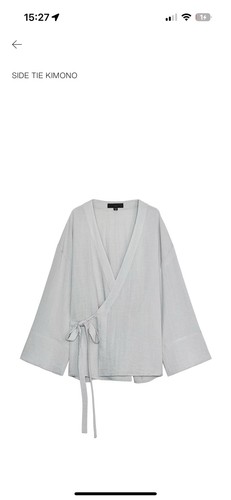 Zara side tie - tie, kimono