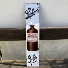 Vintage Enamel Sign Stephens