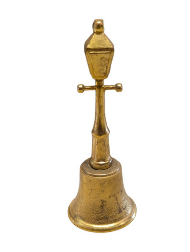 Vintage lamppost hand bell - vintage,