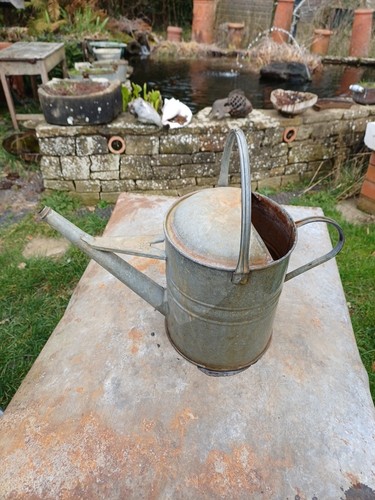 Vintage gallon galvanised - vintage, 2