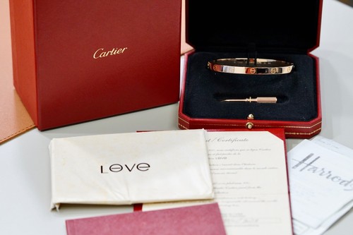 Cartier 18k love bracelet - cartier, rg