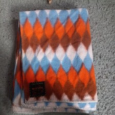 Vintage Witney candy rug blanket  180 cm X 150 cm