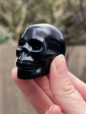 Black Obsidian Crystal Skull AAA+ Powerful / Creative / Protective 50mm