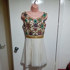 Virgos Lounge White Sequin