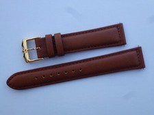 GENUINE ROTARY TAN BROWN LEATHER WATCH STRAP SIZE 18MM