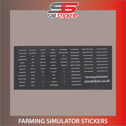 Black stickers for farming - stickers,