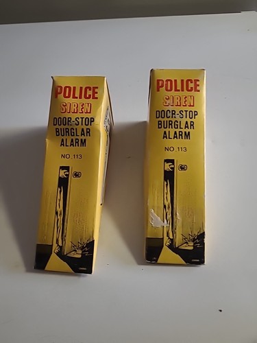 New box police siren - new,